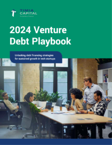 Cover for TIMIA Captial's 2024 Venture Debt Playbook