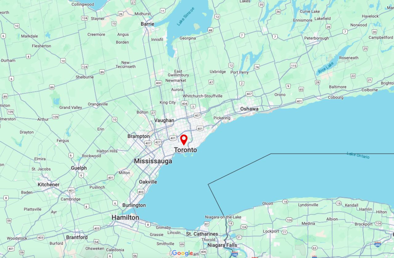 Map on location of TIMIA Capital